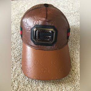 Faux Gucci Hat Faux Leather